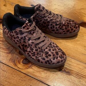 Leopard Sneakers Size 8